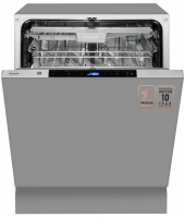 Фото №1: Встраиваемая посудомоечная машина с лучом на полу, авто-открыванием и инвертором Weissgauff BDW 6150 Touch DC Inverter