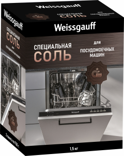 Фото - mini №1: Специальная соль для посудомоечных машин Weissgauff WG 2030