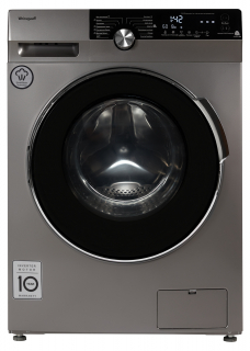 Фото - mini №1: Фронтальная стиральная машина Weissgauff WM 4947 DC Inverter Steam Silver