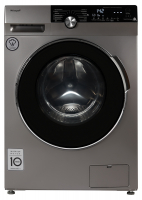Фото №1: Фронтальная стиральная машина Weissgauff WM 5649 DC Inverter Steam Silver