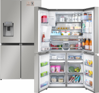 Фото №1: Уцененный холодильник Side by Side Weissgauff WCD 685 NFX NoFrost Inverter (33973)